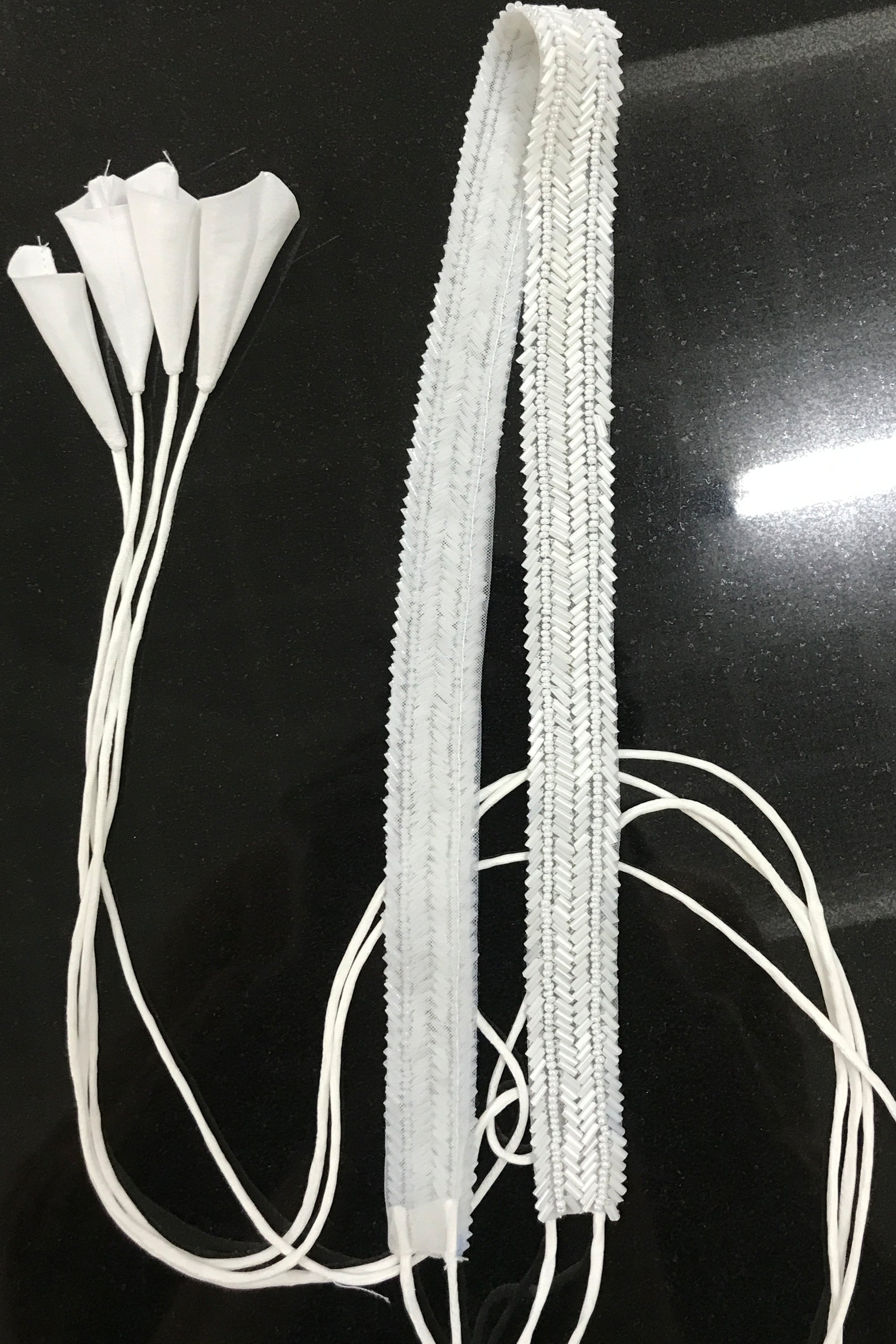 Shibbori Saree With belt