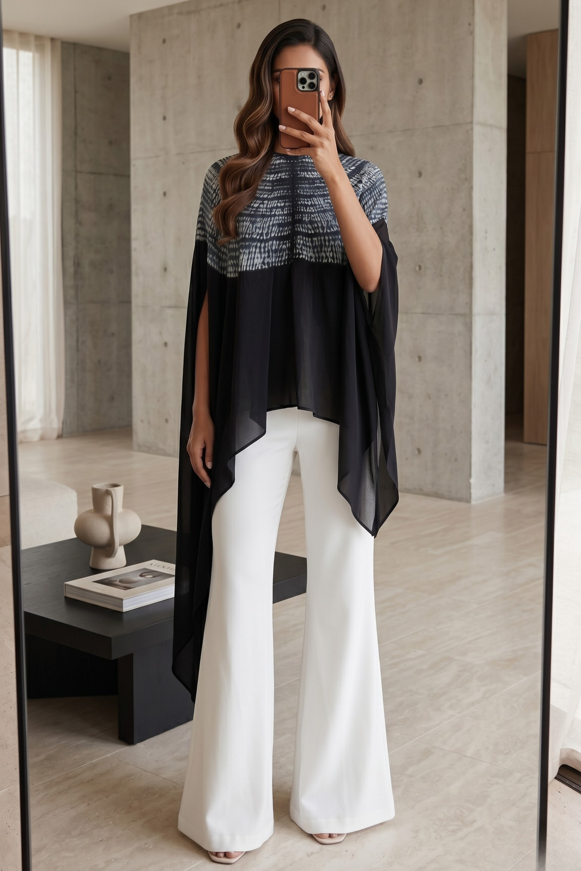 Shibbori Asymmetric Co-ord Set