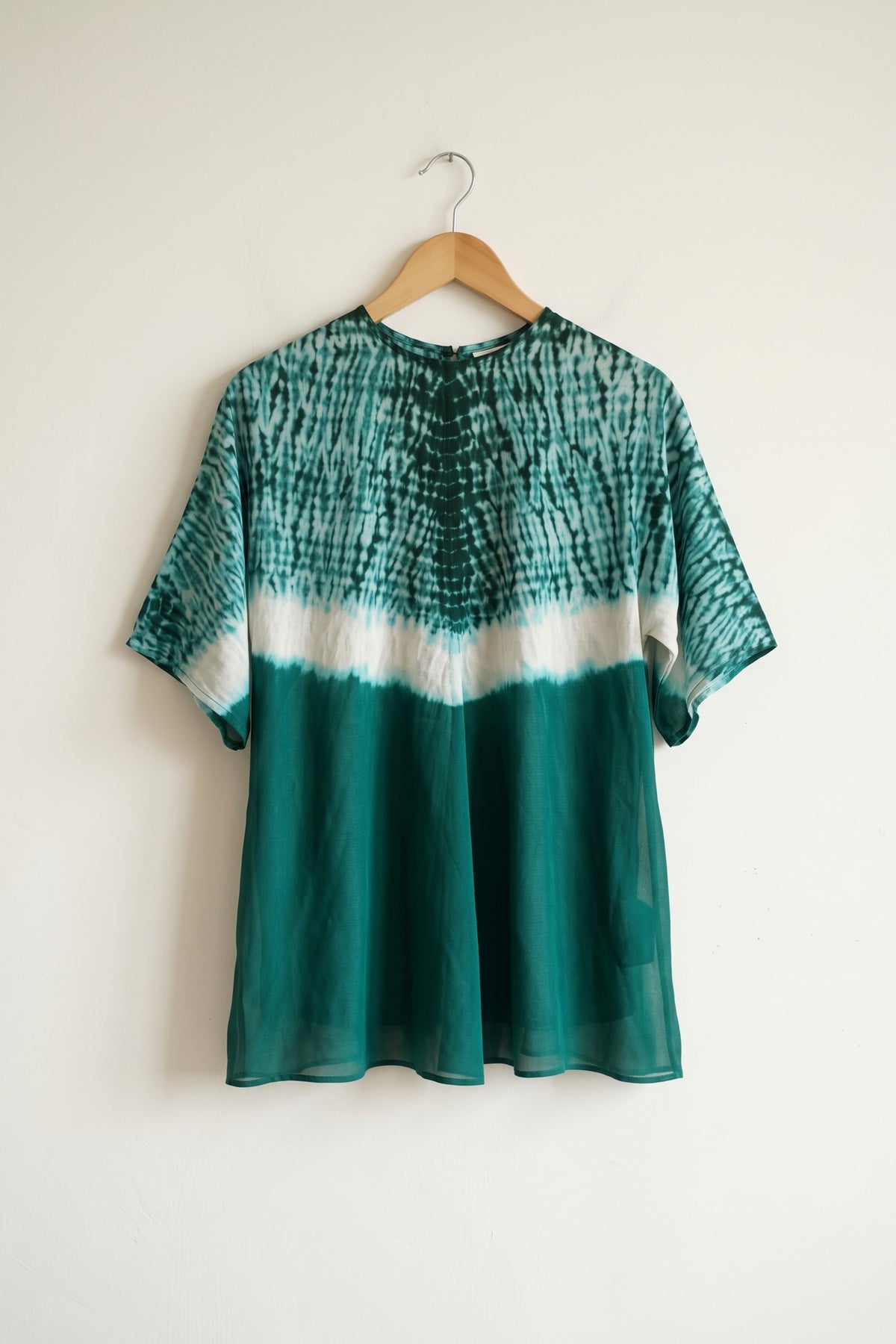 Shibbori Colour Block Top