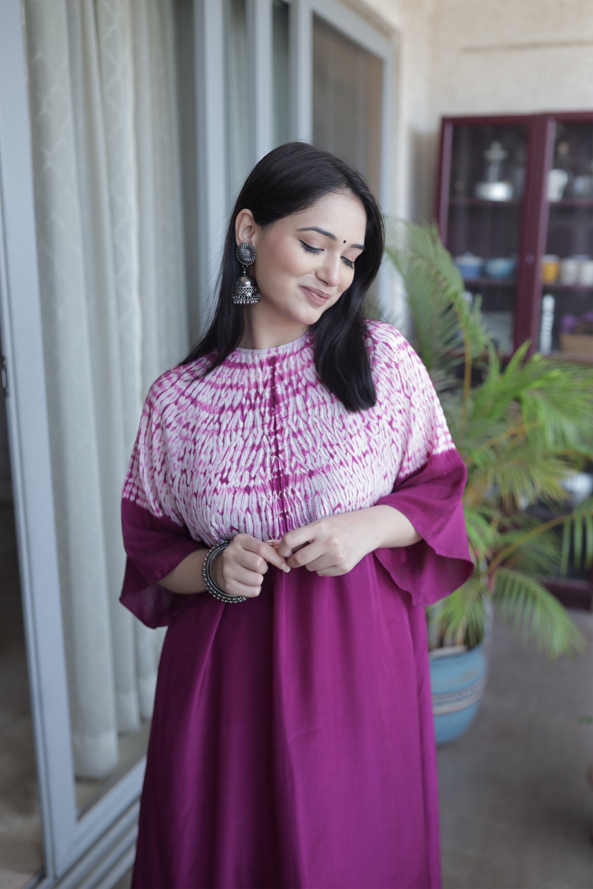 Shibbori Tunic palazo Set
