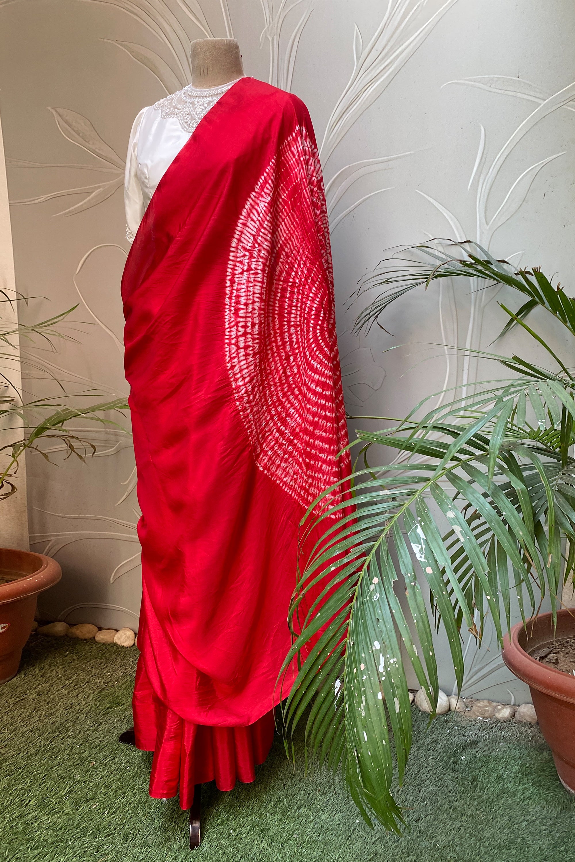 Shibbori Saree