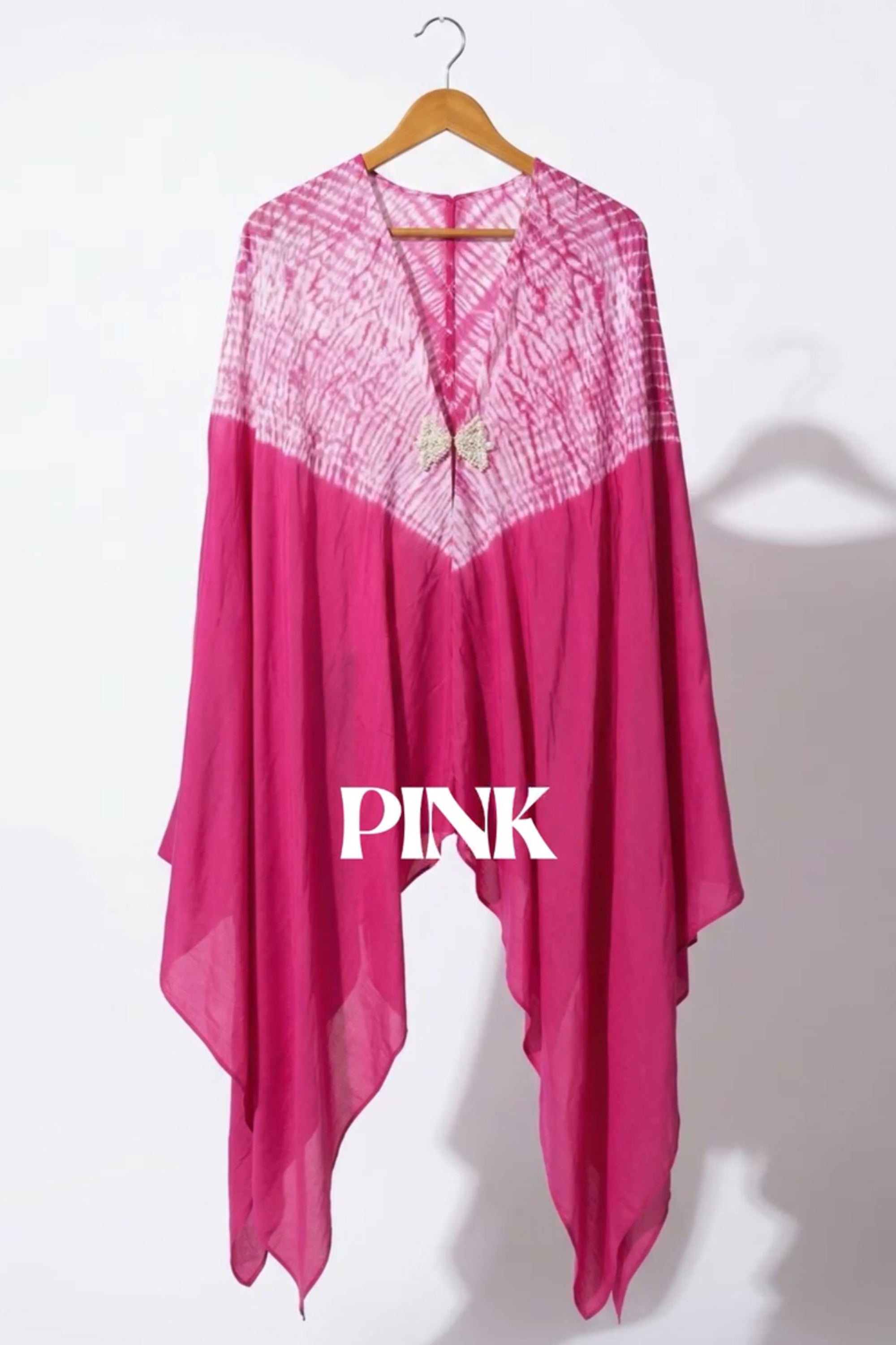 Shibbori waist panel top