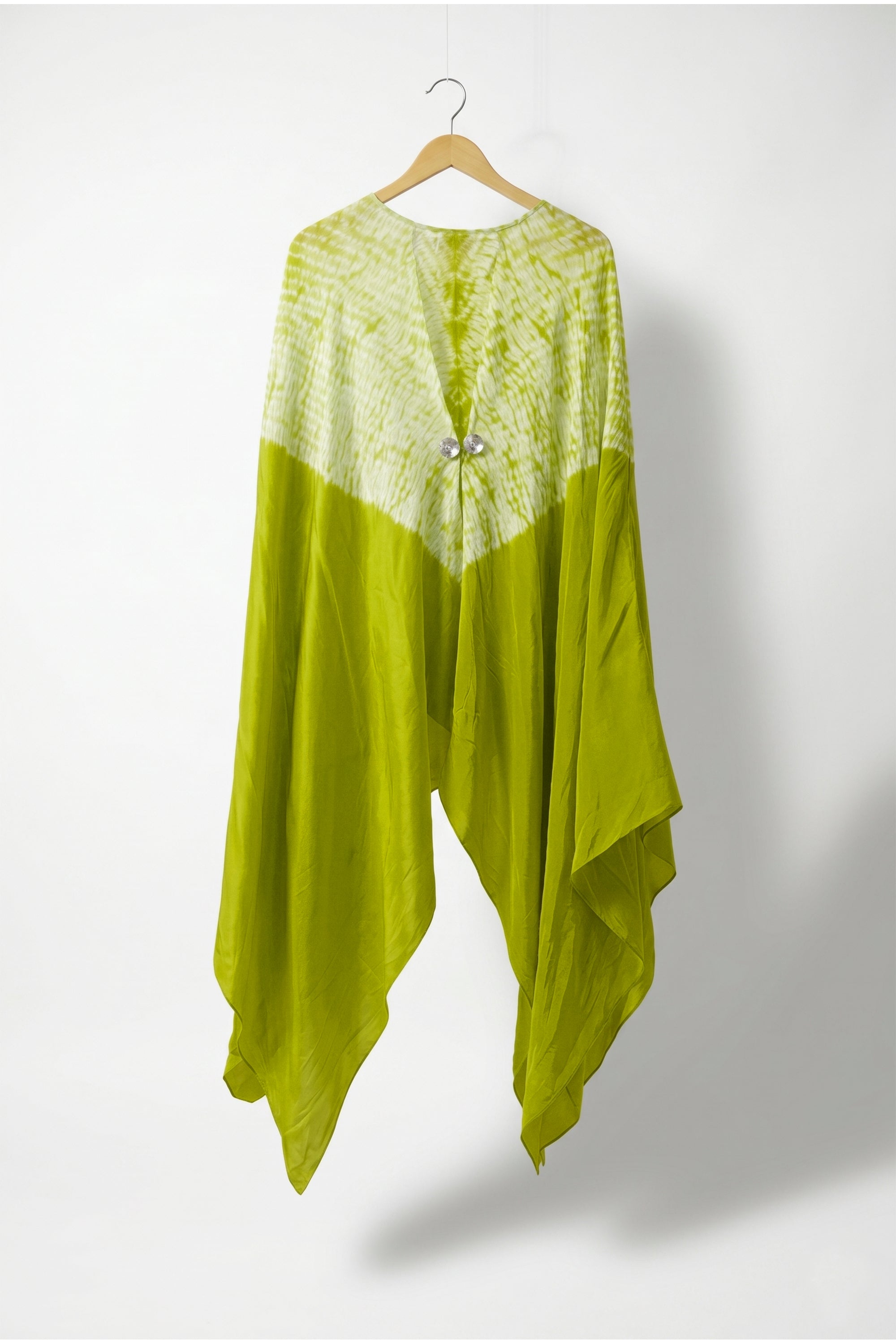 Shibbori waist panelled top
