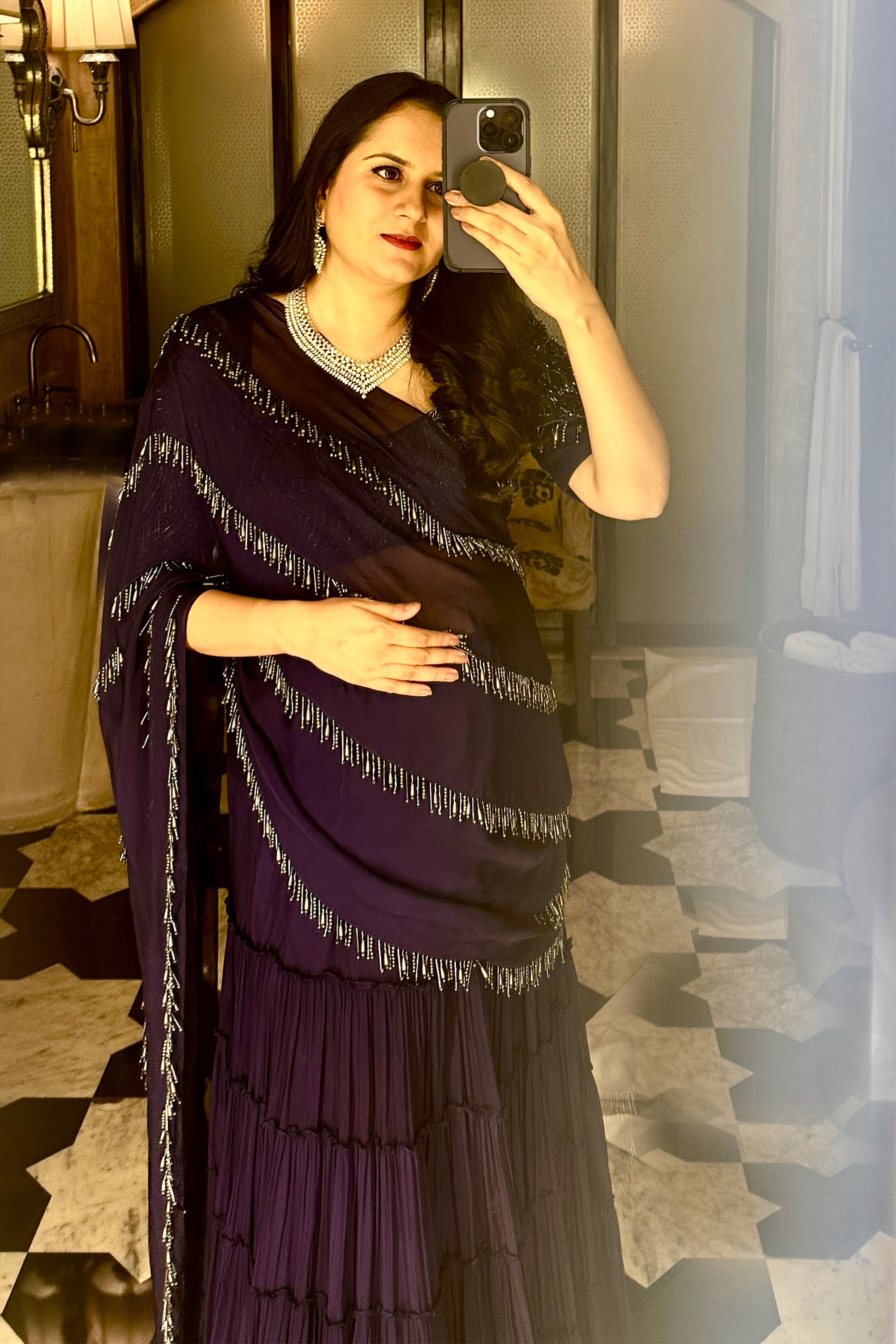 Tiered Saree