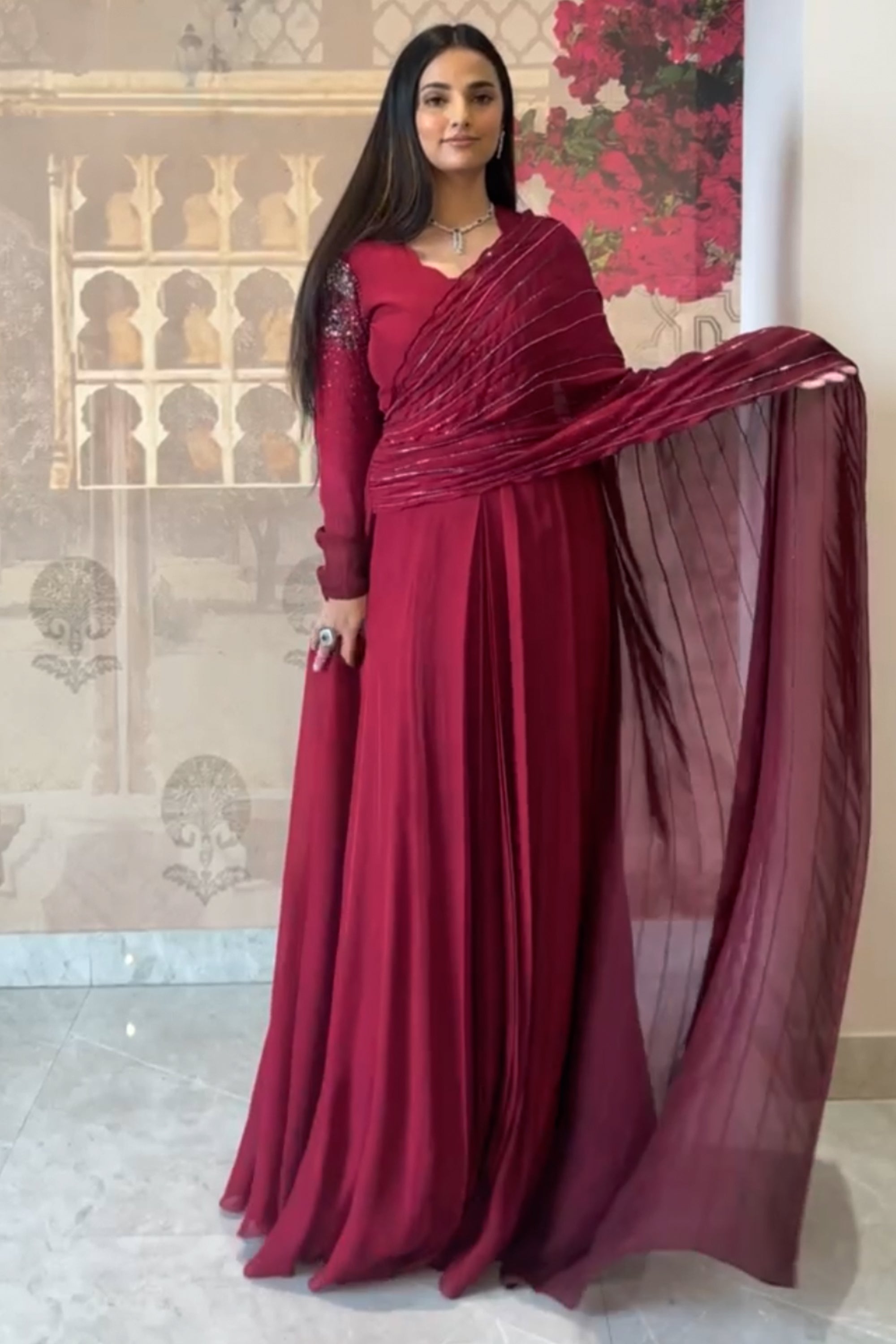 Drape Gown