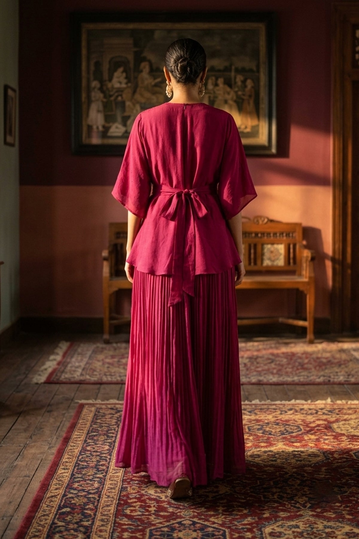 Wrap top with sharara
