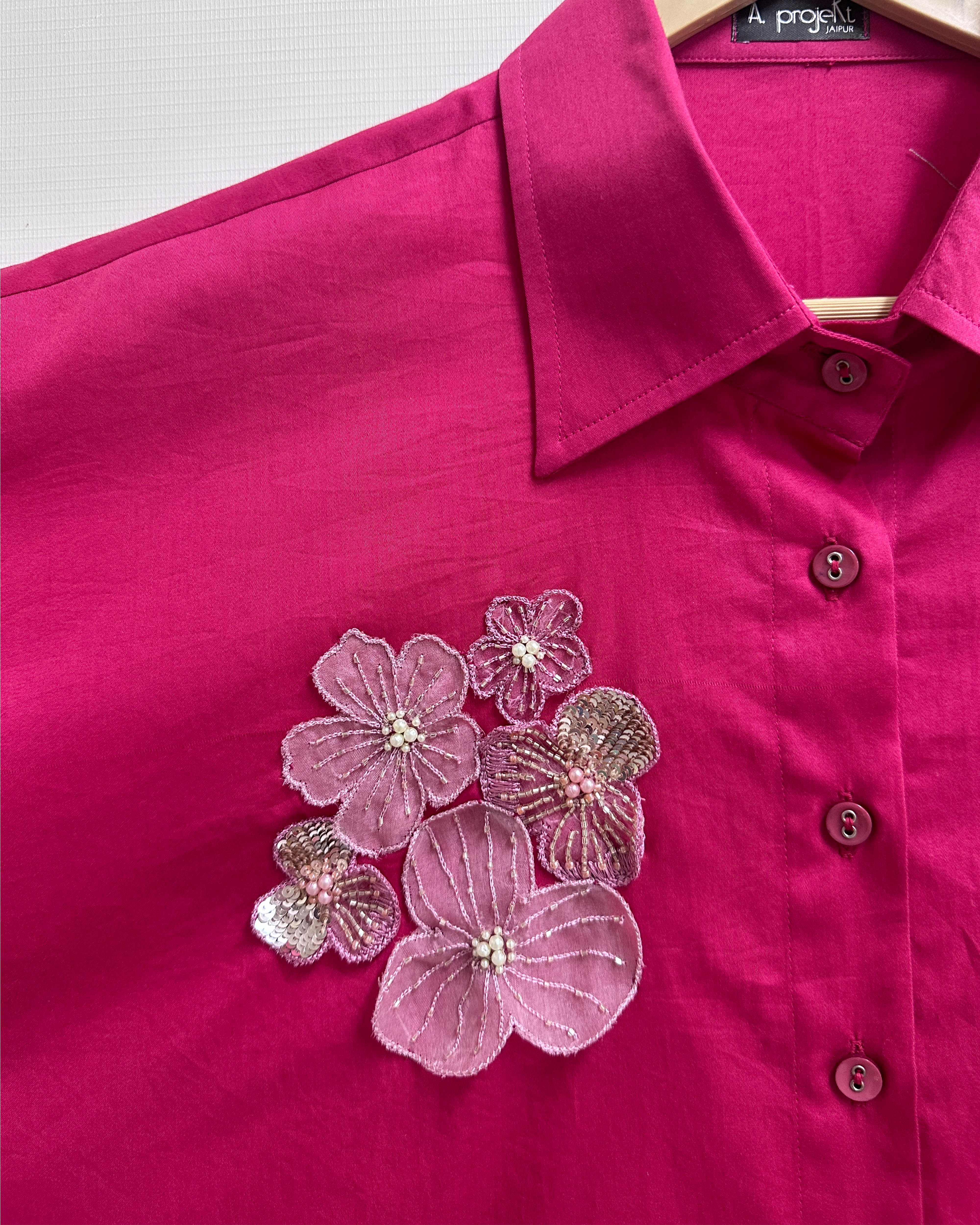 Applique Flower shirt