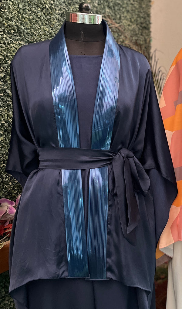 Metal Strips Cape Co-ord Set