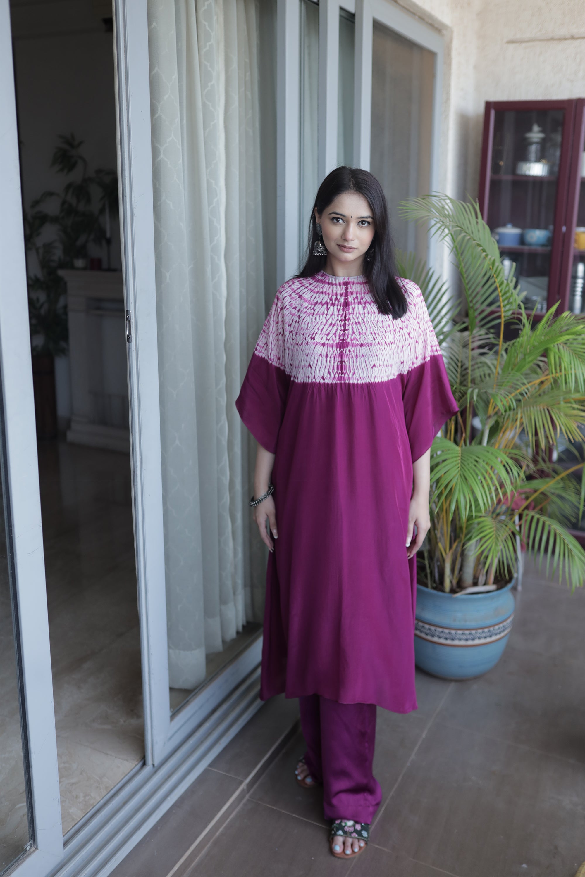 Shibbori Tunic palazo Set