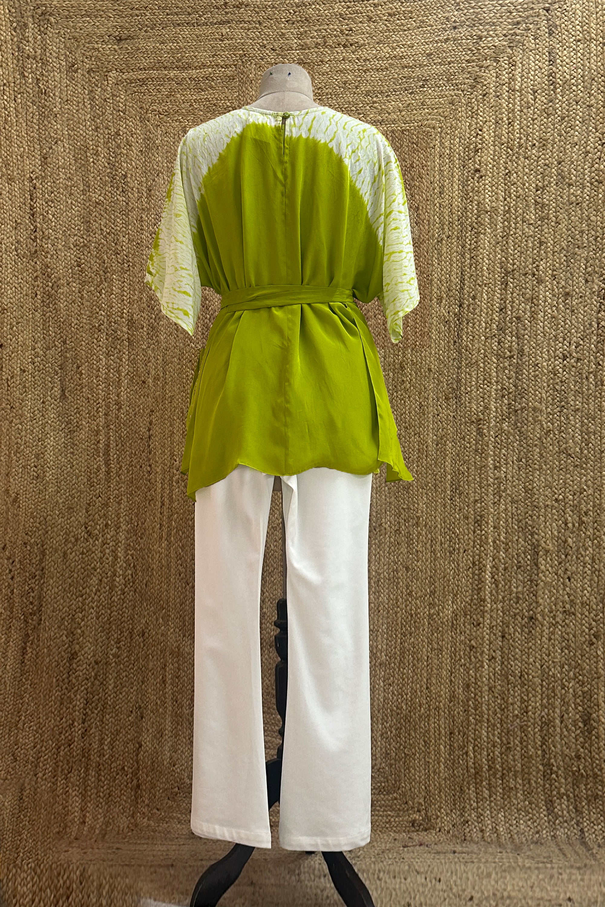 Shibbori wrap co-ord set