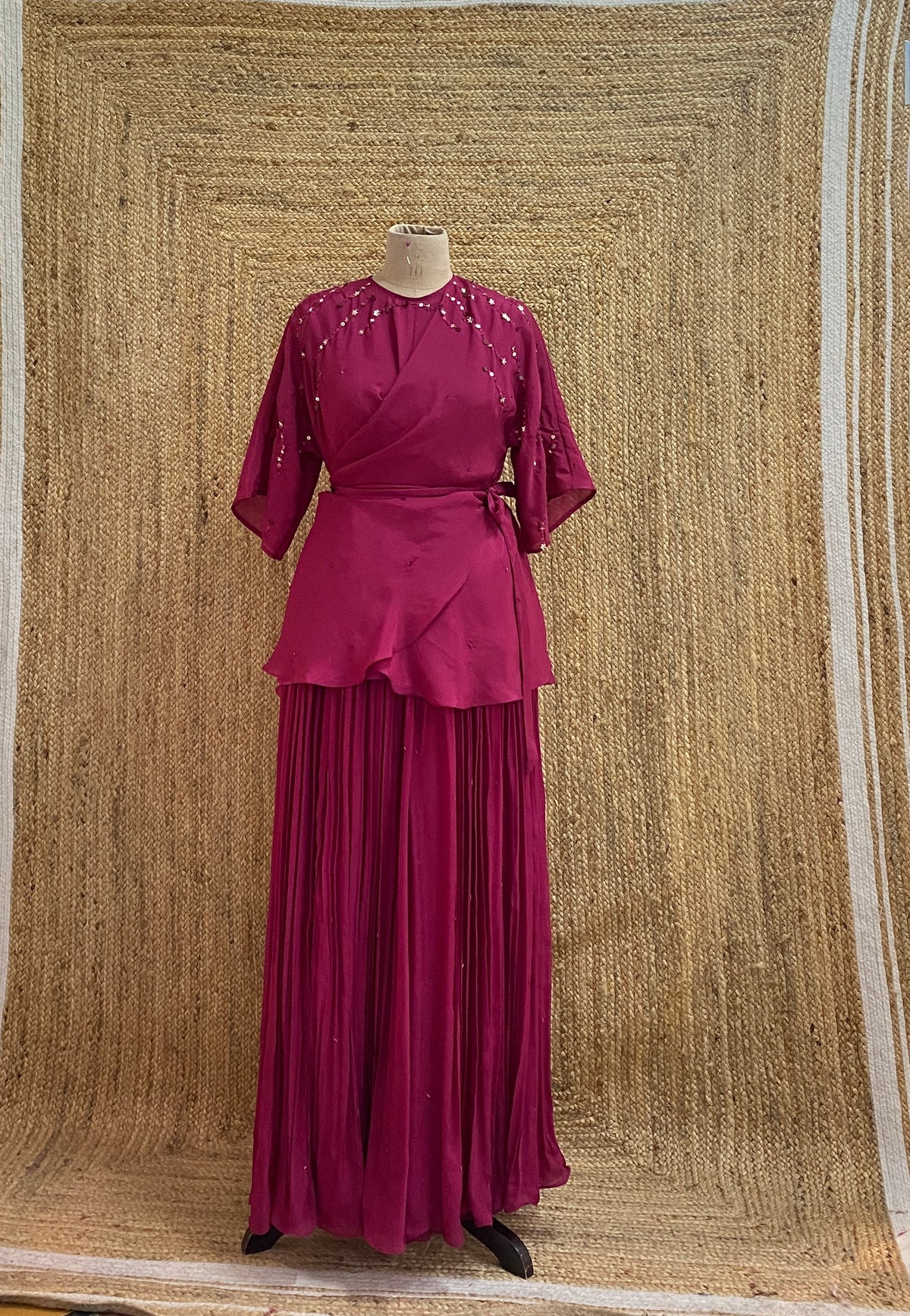 Wrap top with sharara
